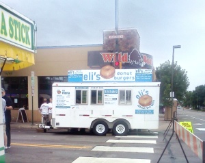 Donut Burger vending trailer